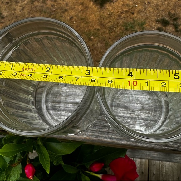 Vintage Anchor Hocking ."Line Lites" Water Glasses / Drinkware. Set Of 3 - Picture 8 of 9